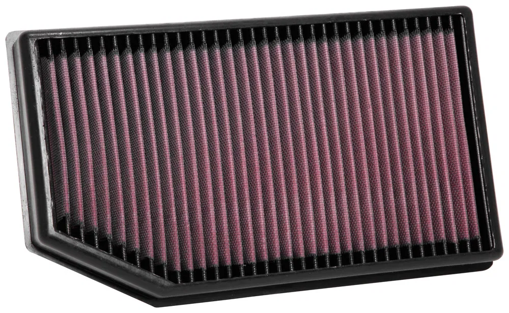 33-5076 – K&N FILTER Air Filter, Washable Red Cotton Gauze Panel